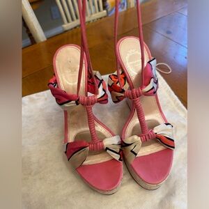 EMILIO PUCCI wedges 36.5